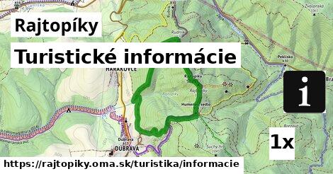 Turistické informácie, Rajtopíky