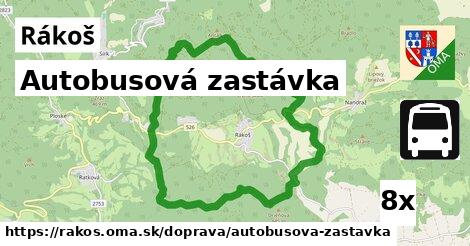 Autobusová zastávka, Rákoš