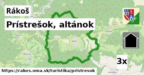 Prístrešok, altánok, Rákoš