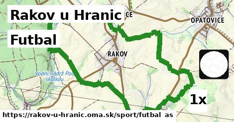 futbal v Rakov u Hranic