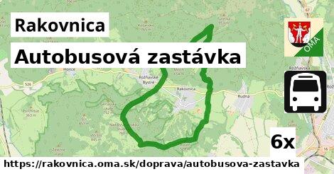 Autobusová zastávka, Rakovnica