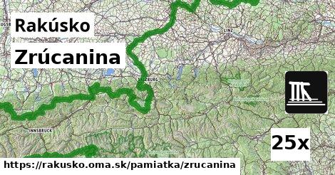 Zrúcanina, Rakúsko