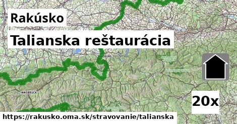 Talianska reštaurácia, Rakúsko