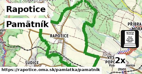 Pamätník, Rapotice