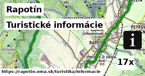 Turistické informácie, Rapotín