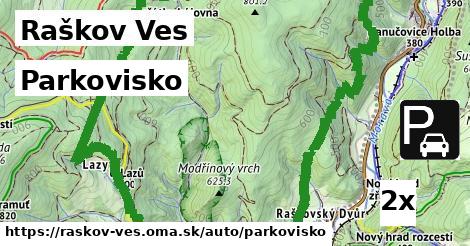 Parkovisko, Raškov Ves