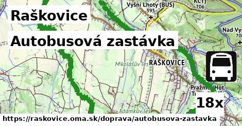 Autobusová zastávka, Raškovice