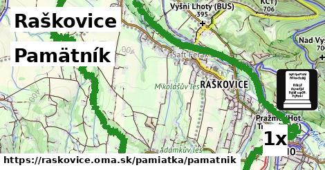 Pamätník, Raškovice