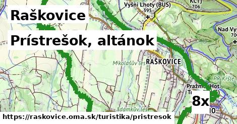 Prístrešok, altánok, Raškovice