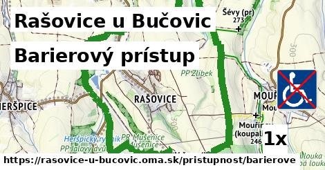 barierový prístup v Rašovice u Bučovic