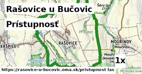 prístupnosť v Rašovice u Bučovic