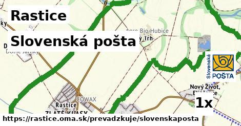 Slovenská pošta, Rastice