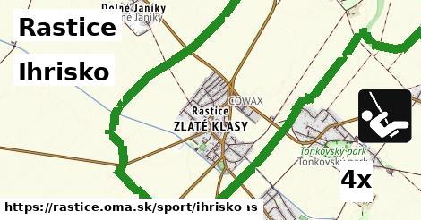 Ihrisko, Rastice