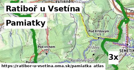 pamiatky v Ratiboř u Vsetína