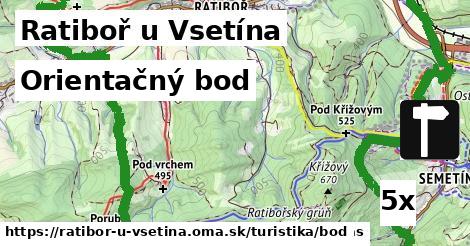 orientačný bod v Ratiboř u Vsetína