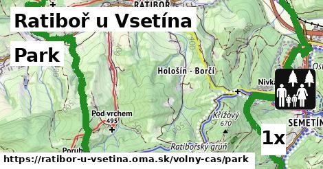Park, Ratiboř u Vsetína