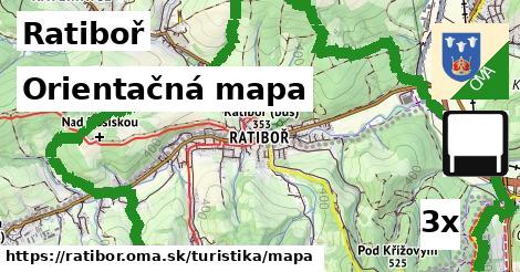 Orientačná mapa, Ratiboř