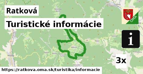 Turistické informácie, Ratková