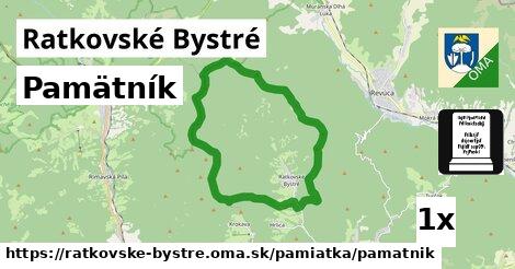 Pamätník, Ratkovské Bystré