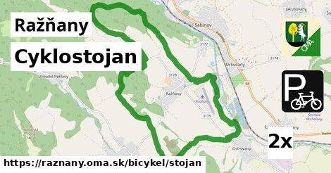 Cyklostojan, Ražňany