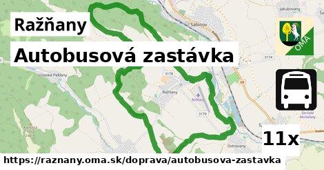 Autobusová zastávka, Ražňany