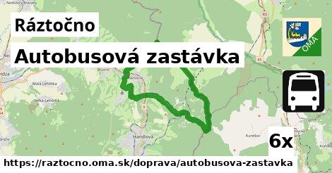 Autobusová zastávka, Ráztočno