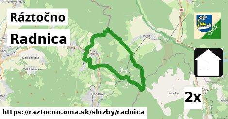 Radnica, Ráztočno