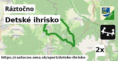 Detské ihrisko, Ráztočno