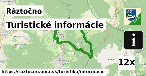 Turistické informácie, Ráztočno