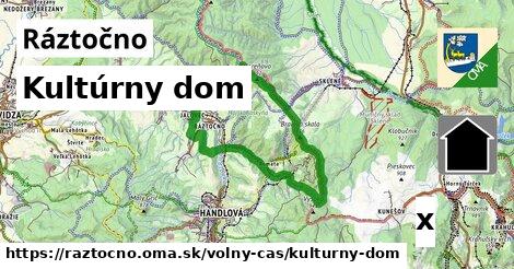 Kultúrny dom, Ráztočno
