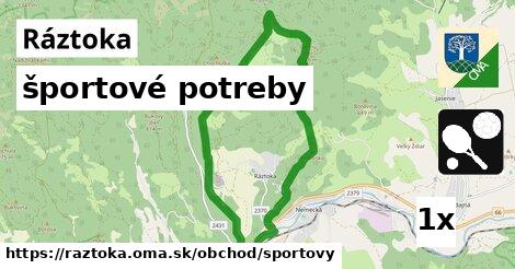 športové potreby, Ráztoka