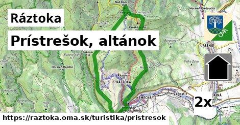 Prístrešok, altánok, Ráztoka