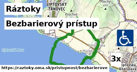 Bezbarierový prístup, Ráztoky