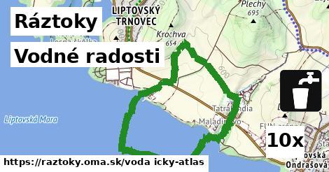 vodné radosti v Ráztoky