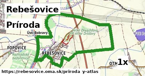 príroda v Rebešovice