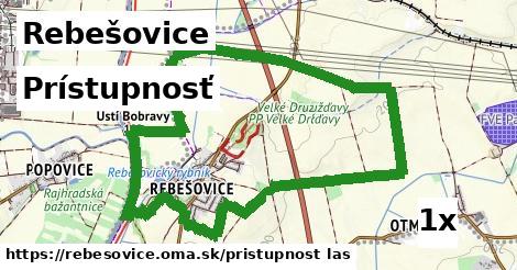 prístupnosť v Rebešovice
