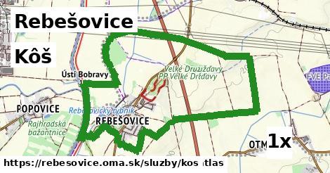 Kôš, Rebešovice