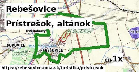 Prístrešok, altánok, Rebešovice