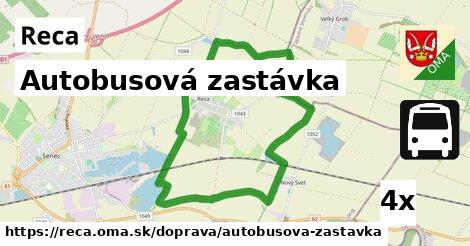 Autobusová zastávka, Reca