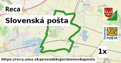 Slovenská pošta, Reca