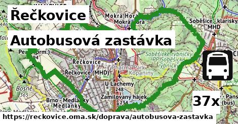 Autobusová zastávka, Řečkovice