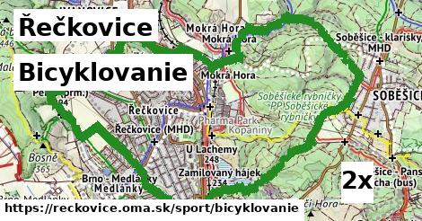 Bicyklovanie, Řečkovice