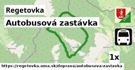 Autobusová zastávka, Regetovka