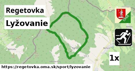 Lyžovanie, Regetovka