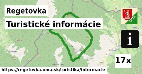 Turistické informácie, Regetovka