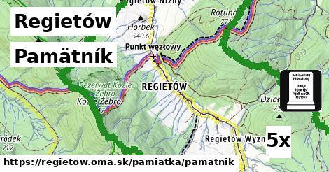 Pamätník, Regietów