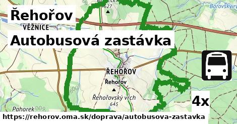 Autobusová zastávka, Řehořov