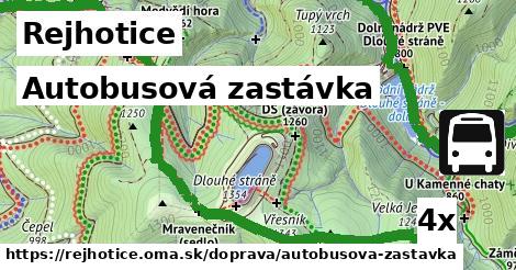 Autobusová zastávka, Rejhotice