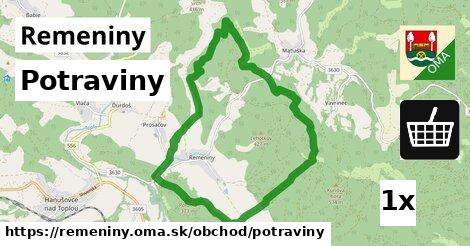 Potraviny, Remeniny