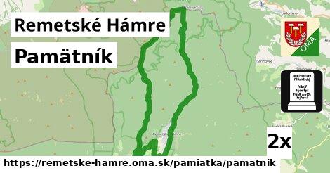 Pamätník, Remetské Hámre